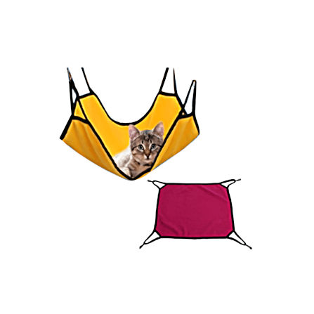 ที่นอนแมวแขวนกรง THAI SUN SPORT รุ่น PET0012-PK ขนาด 40*50 สีชมพู_1